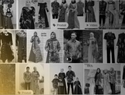 Model Baju Batik Kombinasi Kain Polos untuk Wanita Terbaru