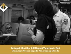 Peringati Hari Ibu, KAI Daop 6 Yogyakarta Beri Apresiasi Khusus kepada Penumpang Wanita