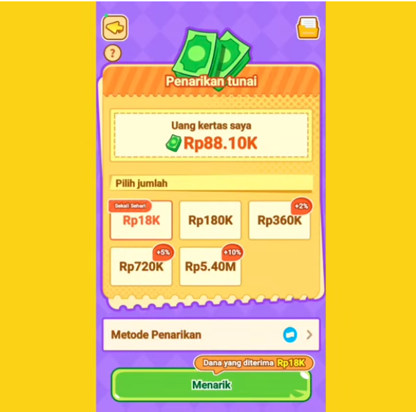 Cara Memunculkan Penarikan 18K di Water Go Apk, Pengguna Baru Wajib Tahu Syaratnya