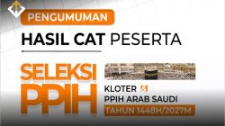 Pengumuman Hasil CAT Peserta Seleksi PPIH Kloter dan PPIH Arab Saudi Tahun 2027