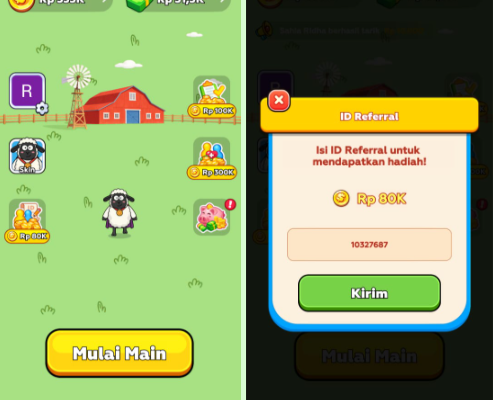 Cara Memasukkan Kode ID Referral Puzzle Farm Untuk Klaim Rp80K Koin Langsung Cair!