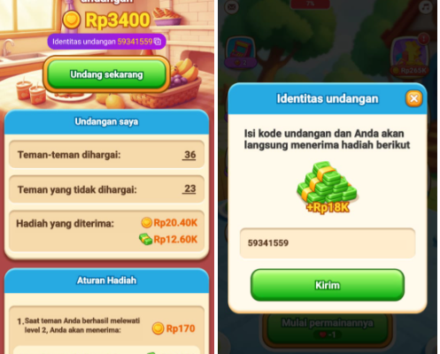 Kode Undangan Crazy Food Terbaru Bonus 18Rb, Ini Trik Bermain, dan Langkah Penarikan Saldo ke E-Wallet